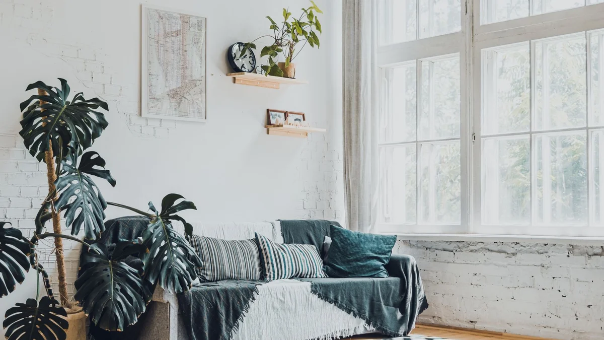 Light-filled living room