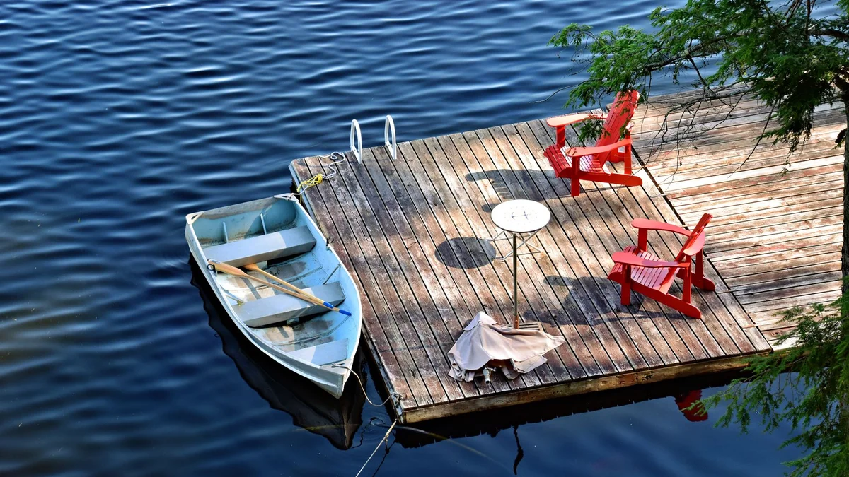 Private dock on the bayou